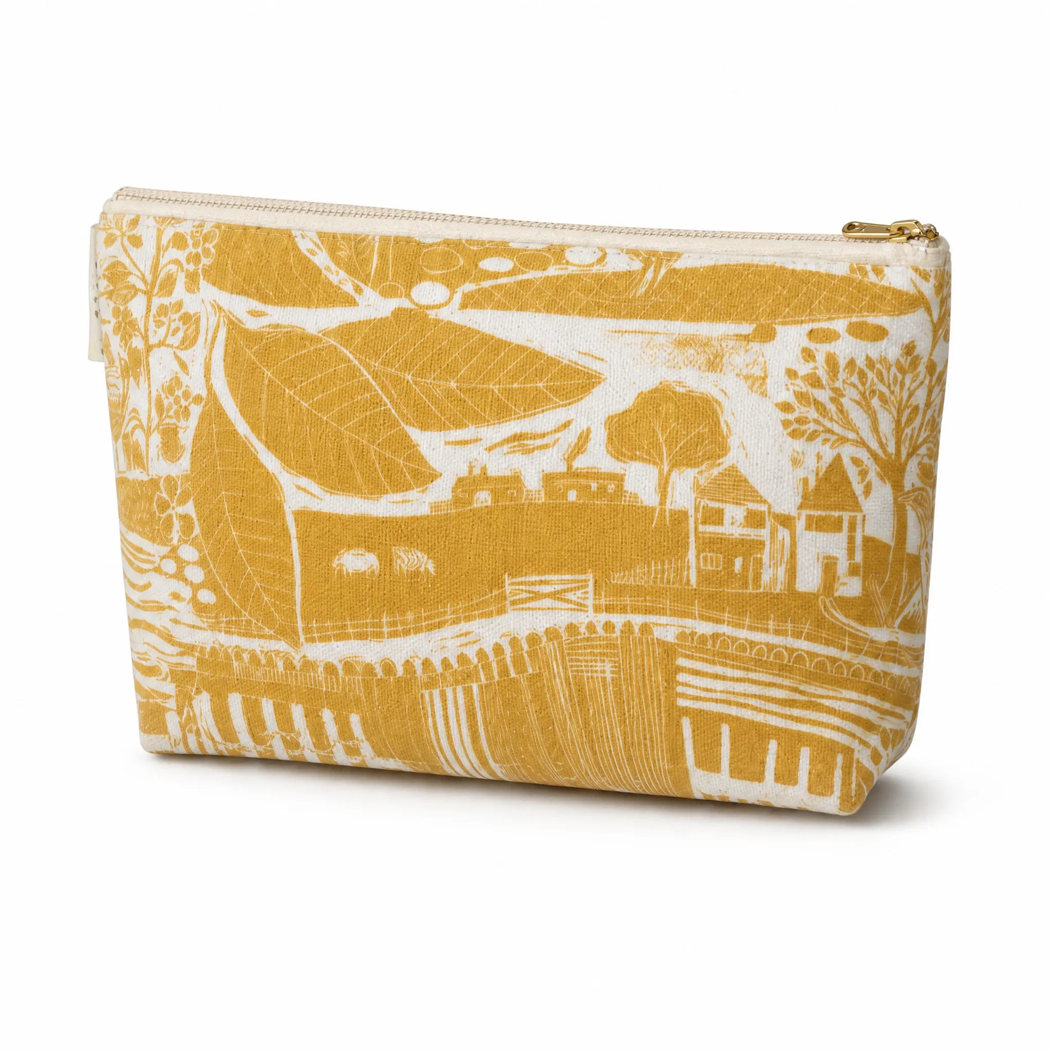 Sam Wilson Through The Fields Ochre Washbag