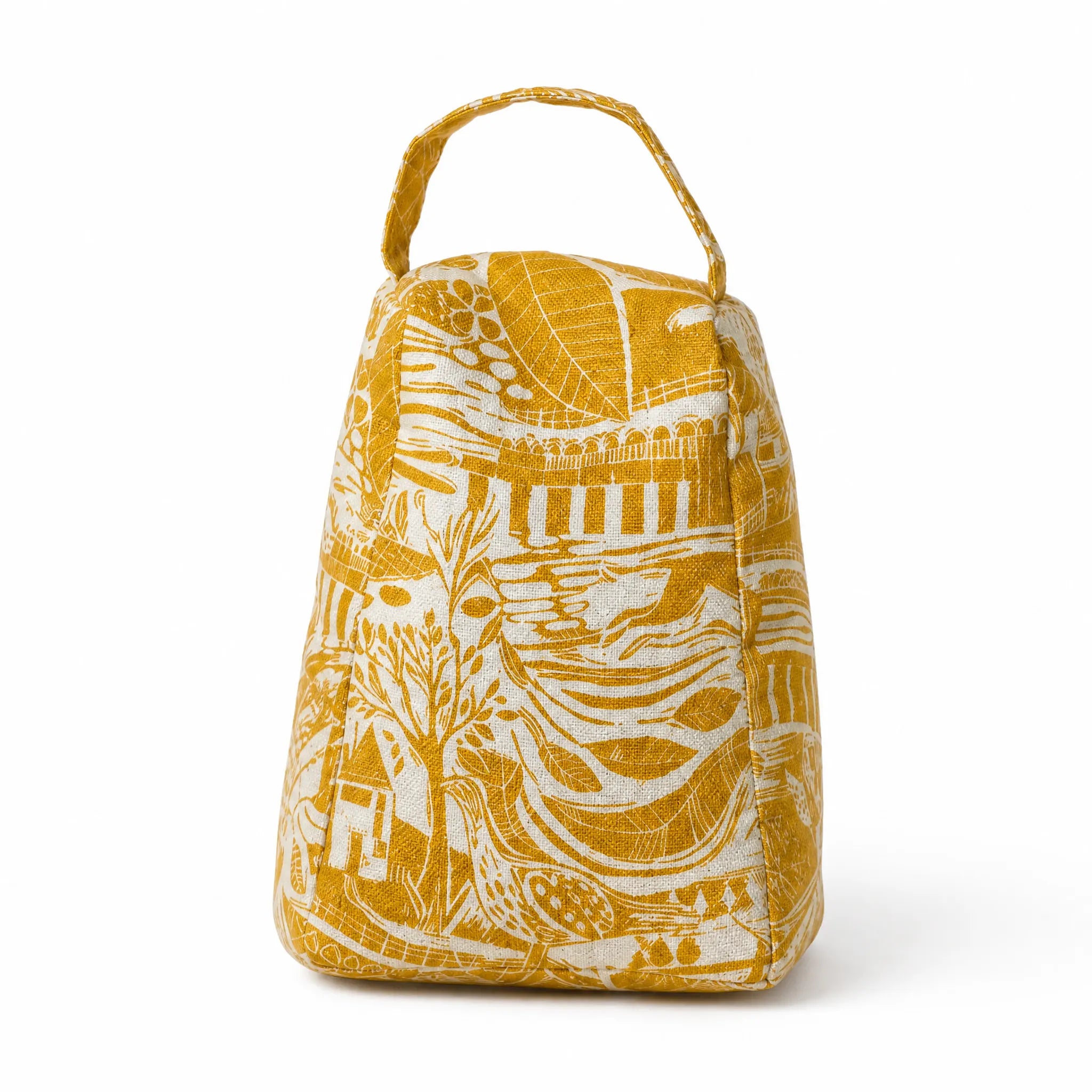 Sam Wilson Through The Fields Ochre fabric Doorstop