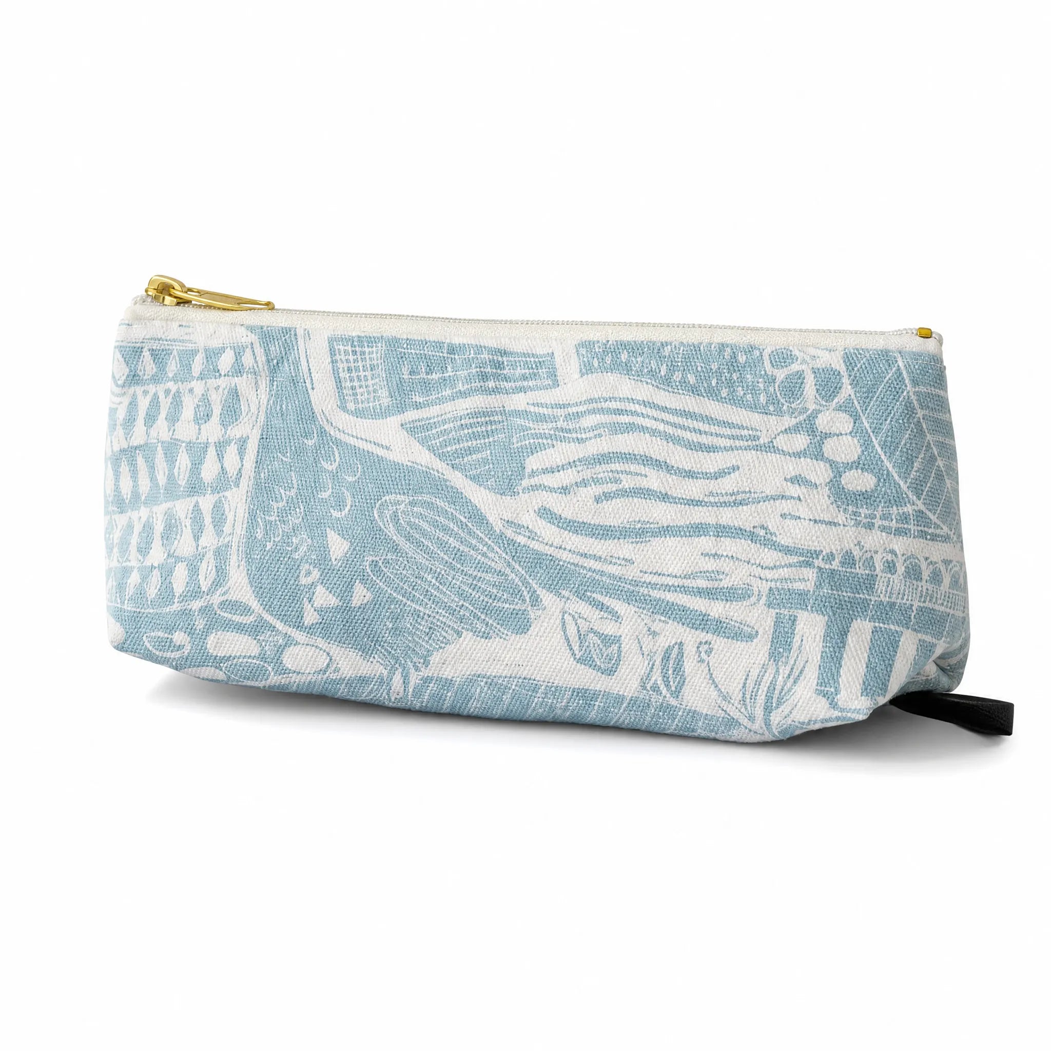 Sam Wilson Through the Fields Duck Egg Blue Pencil Case