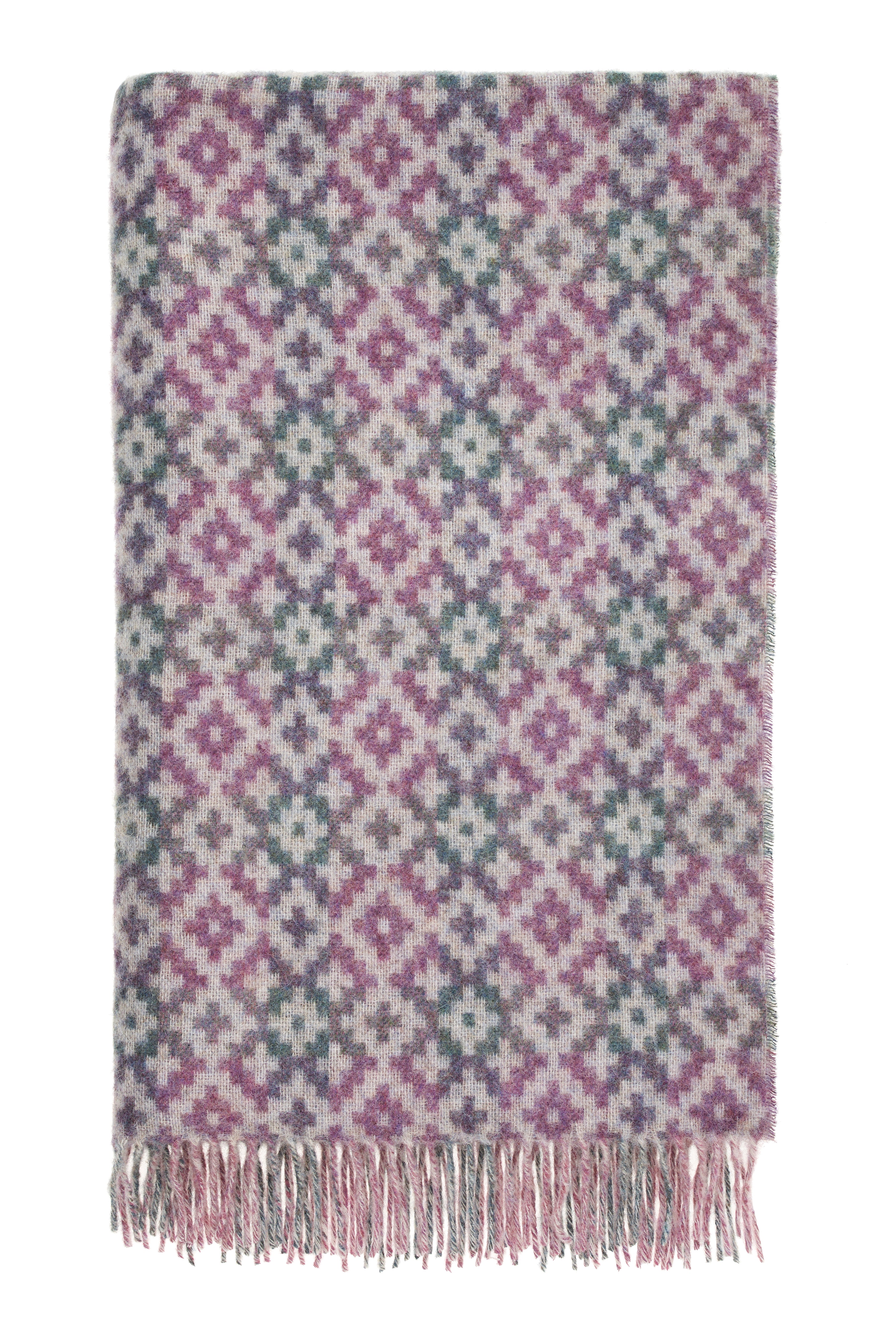 Dartmouth Lambswool Throw - Clover