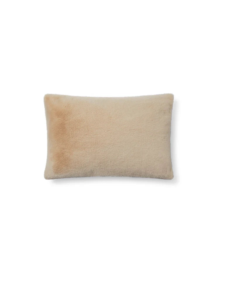 Bertie Small Oblong Cushion - Flat Fur - Labrador
