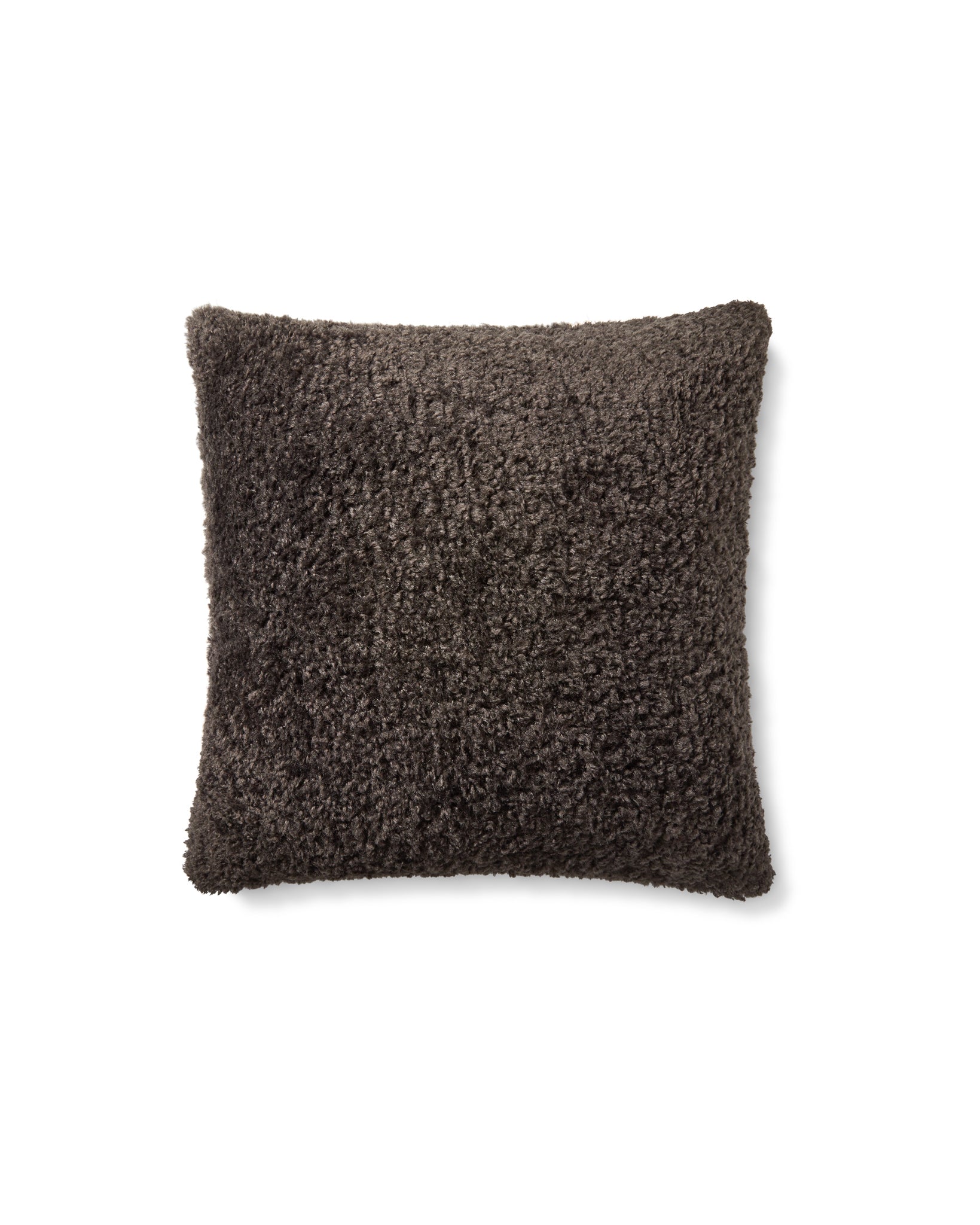 Curly Square Cushion - Cocoa