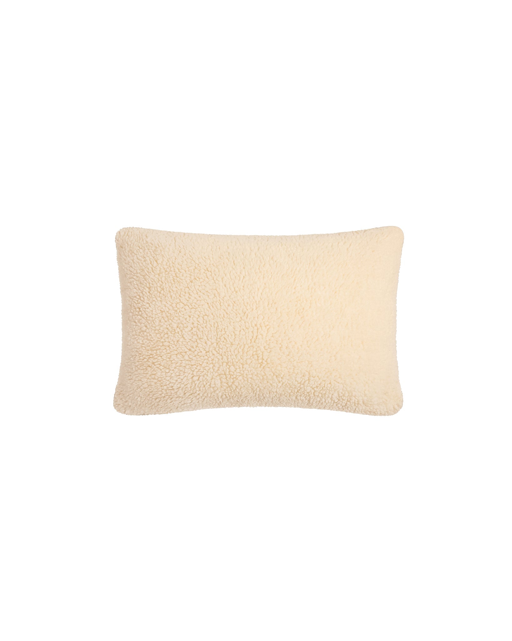 Sherpa Oblong Cushion - Bone