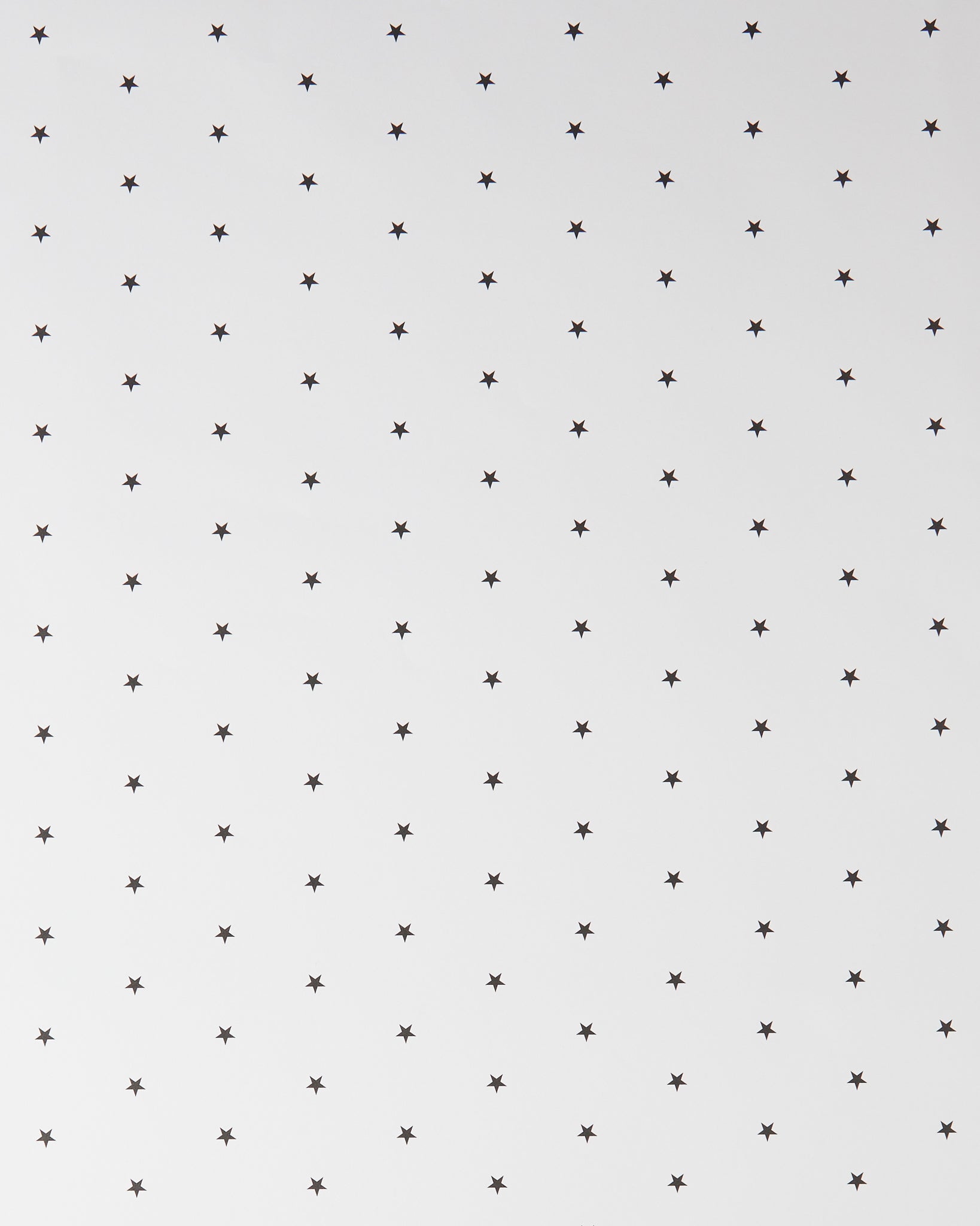 Wrapping Paper - White  with Charcoal Tiny Star