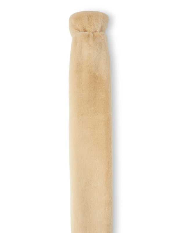 Long Hot Water Bottle - Flat Fur