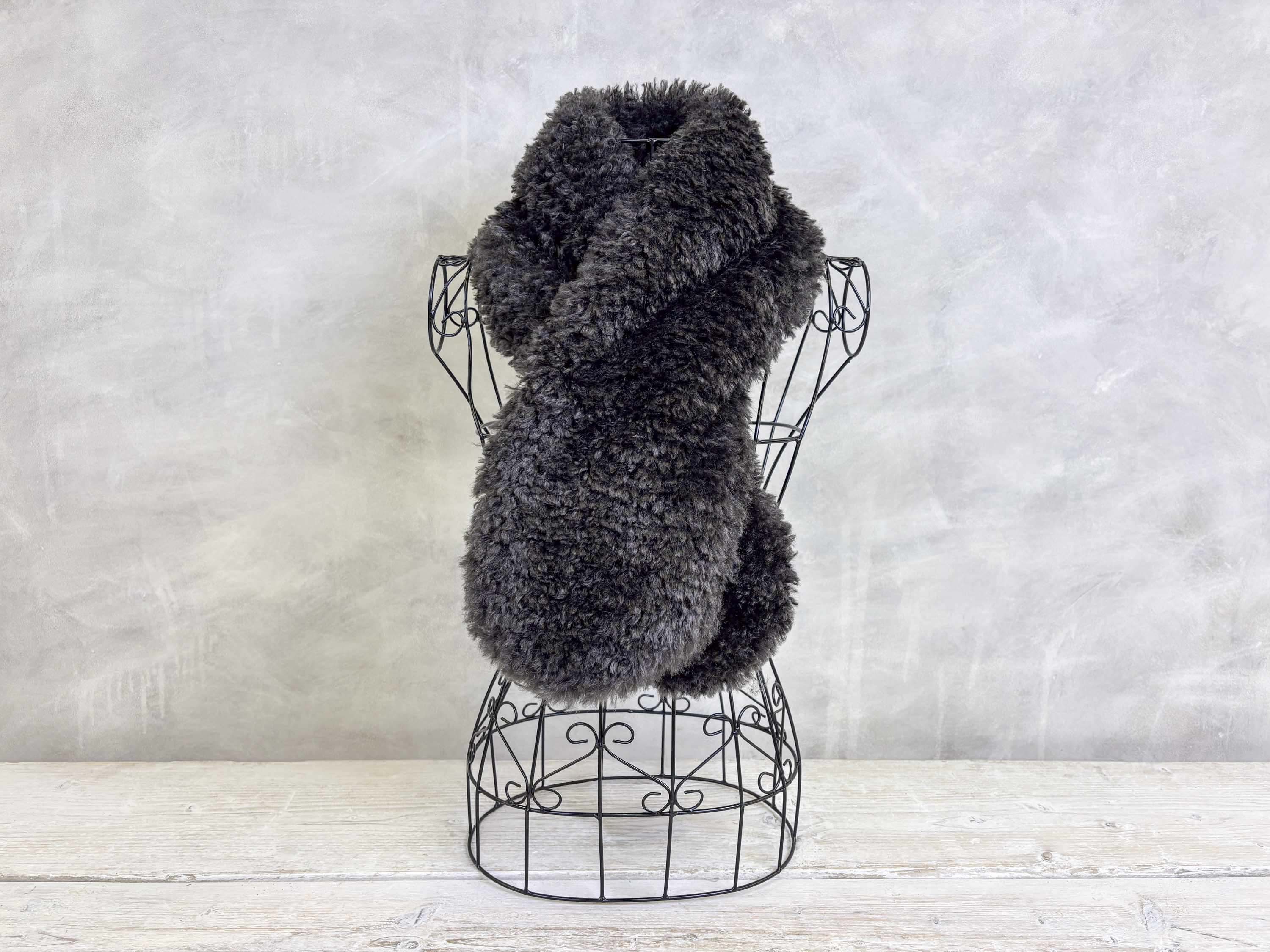 Curly Scarf - Cocoa