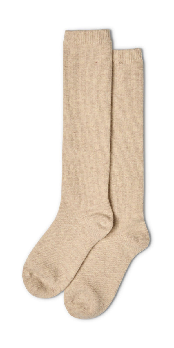 Cosy Cashmere Blend Lounge Sock - Oatmeal