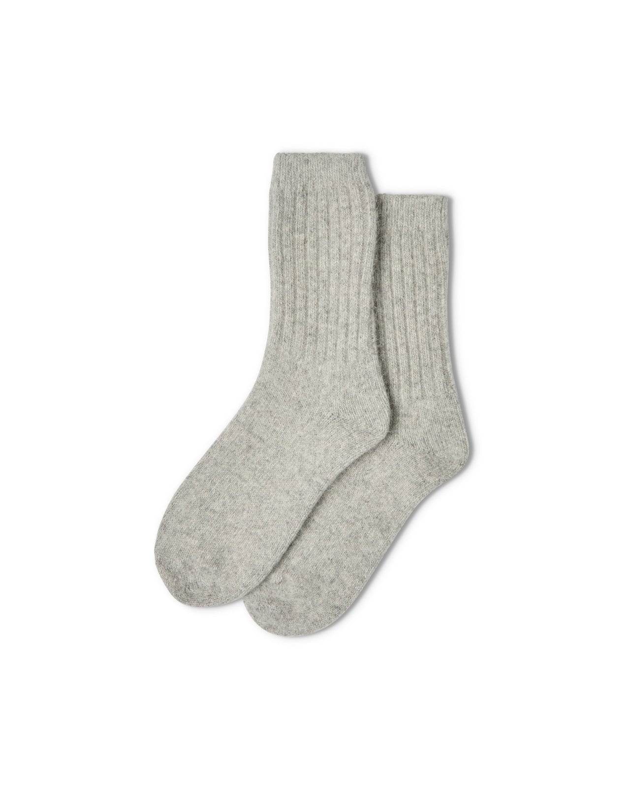 Soft Angora Sock -SILVER