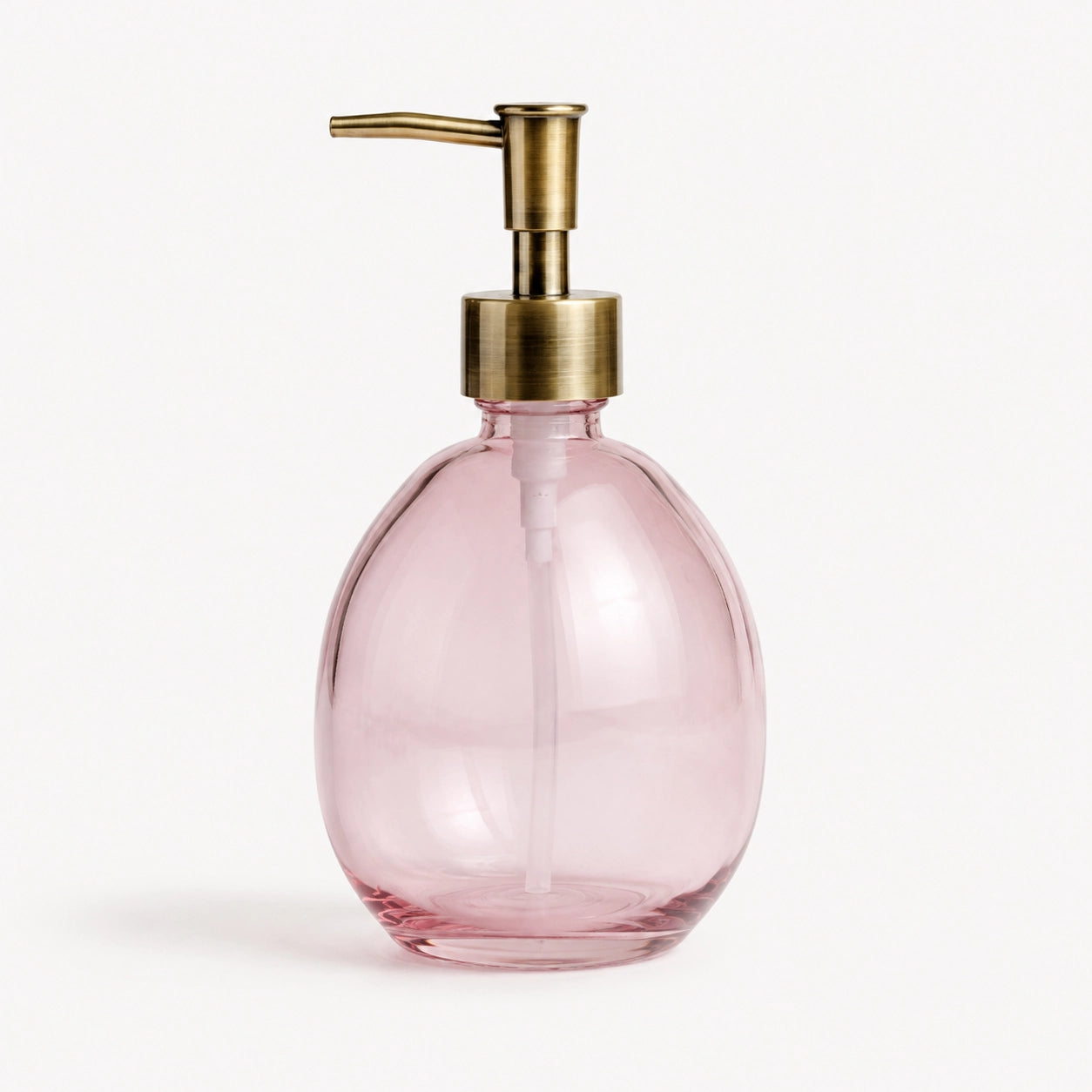 Recycled Glass Soap Dispenser - Blush