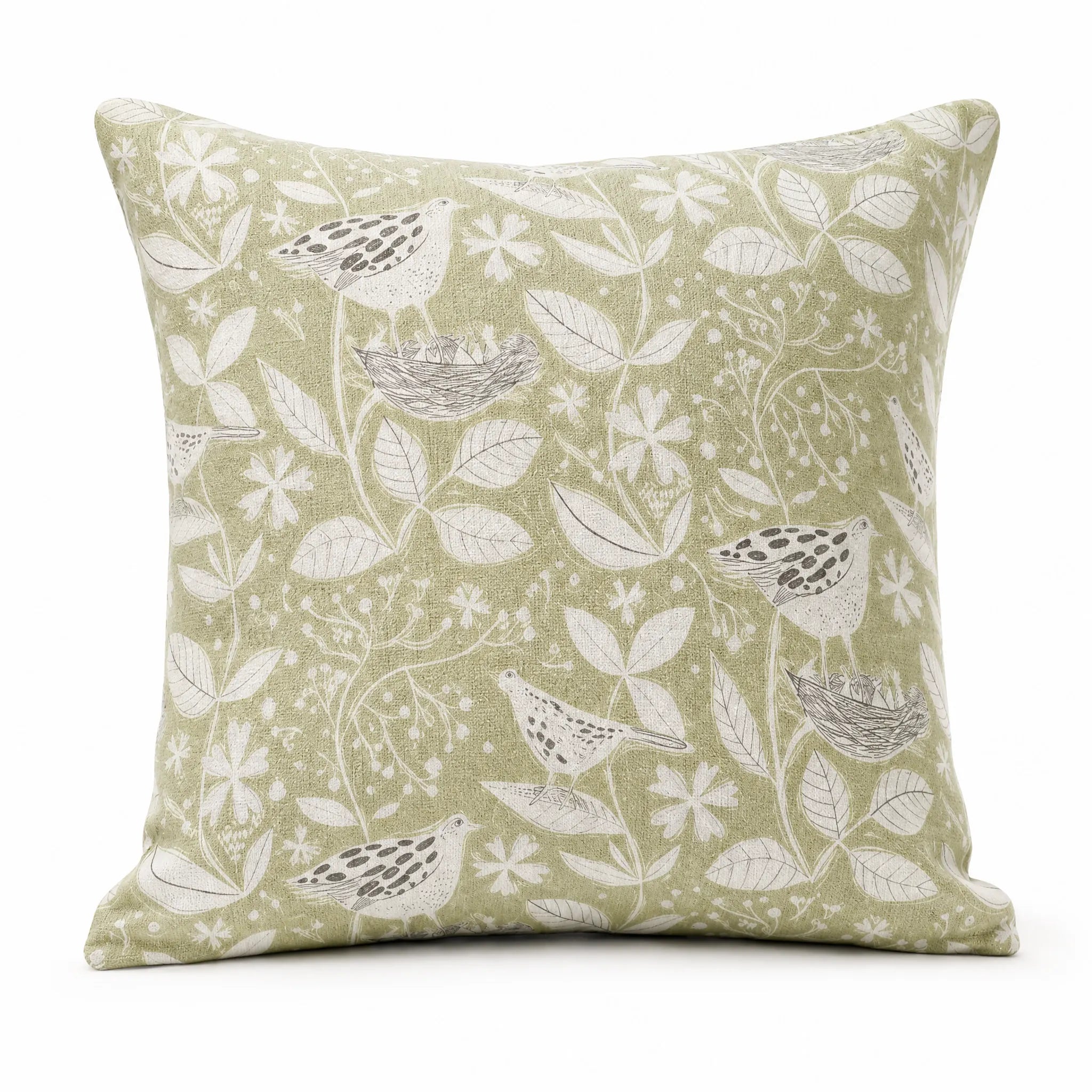 Sam Wilson Hedgerow Square Linen Cushion