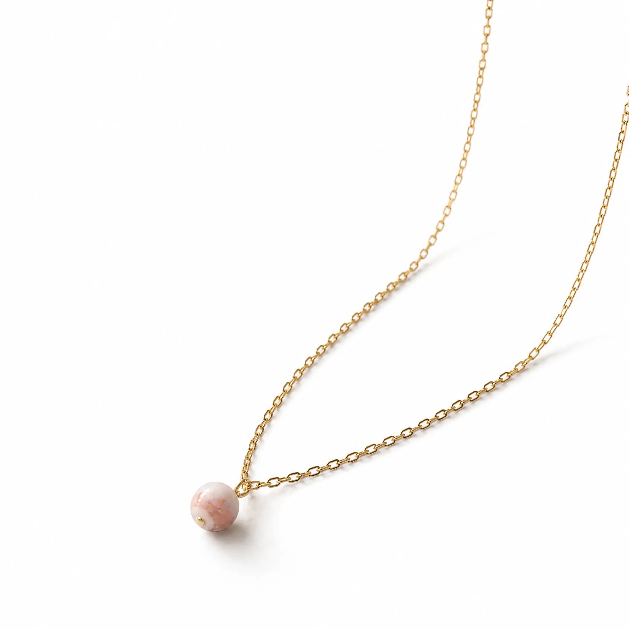 Cerita Rhodochrosite Necklace - Rhodochrosite & Gold