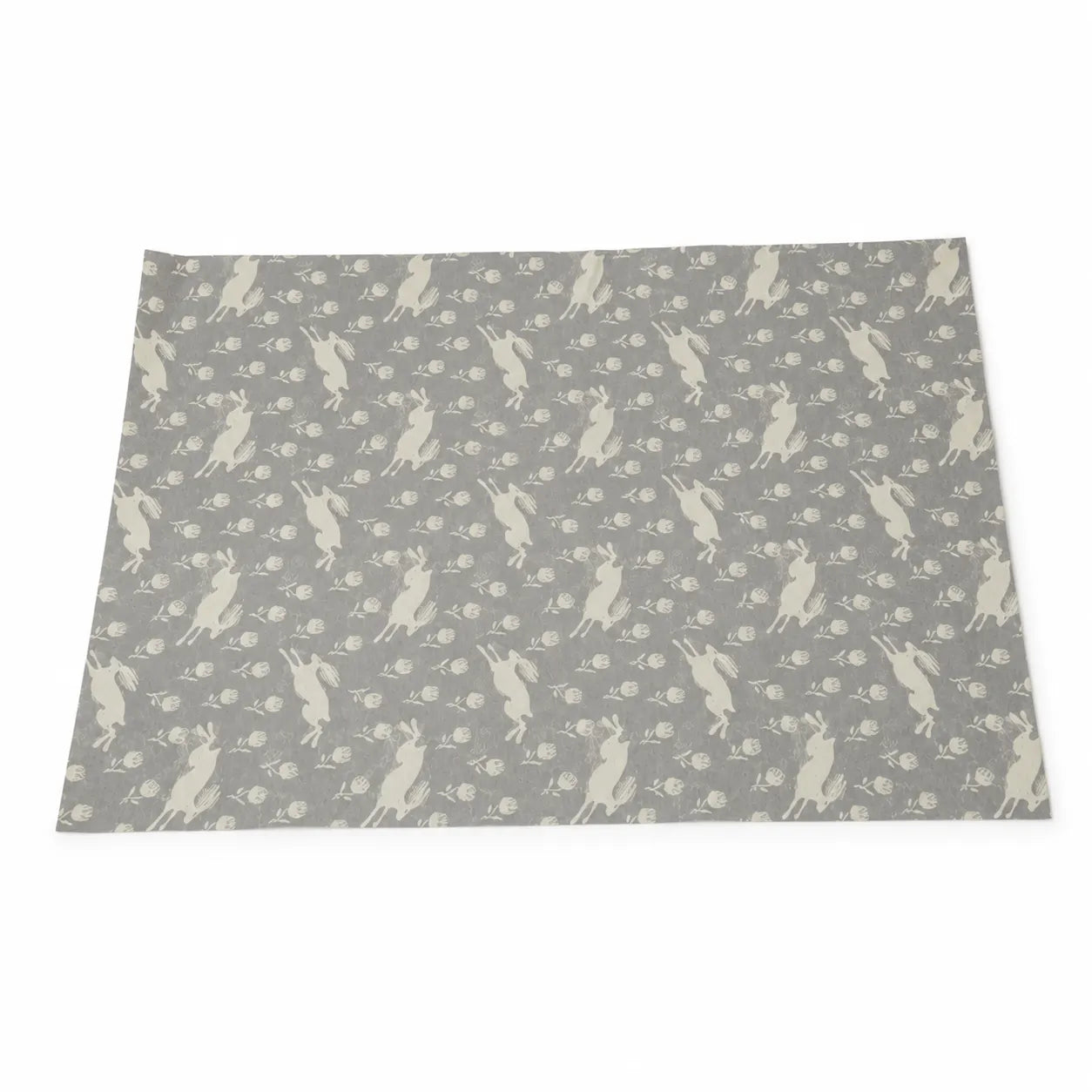 Sam Wilson Running Hare Grey/Yellow Gift Wrap - Studio