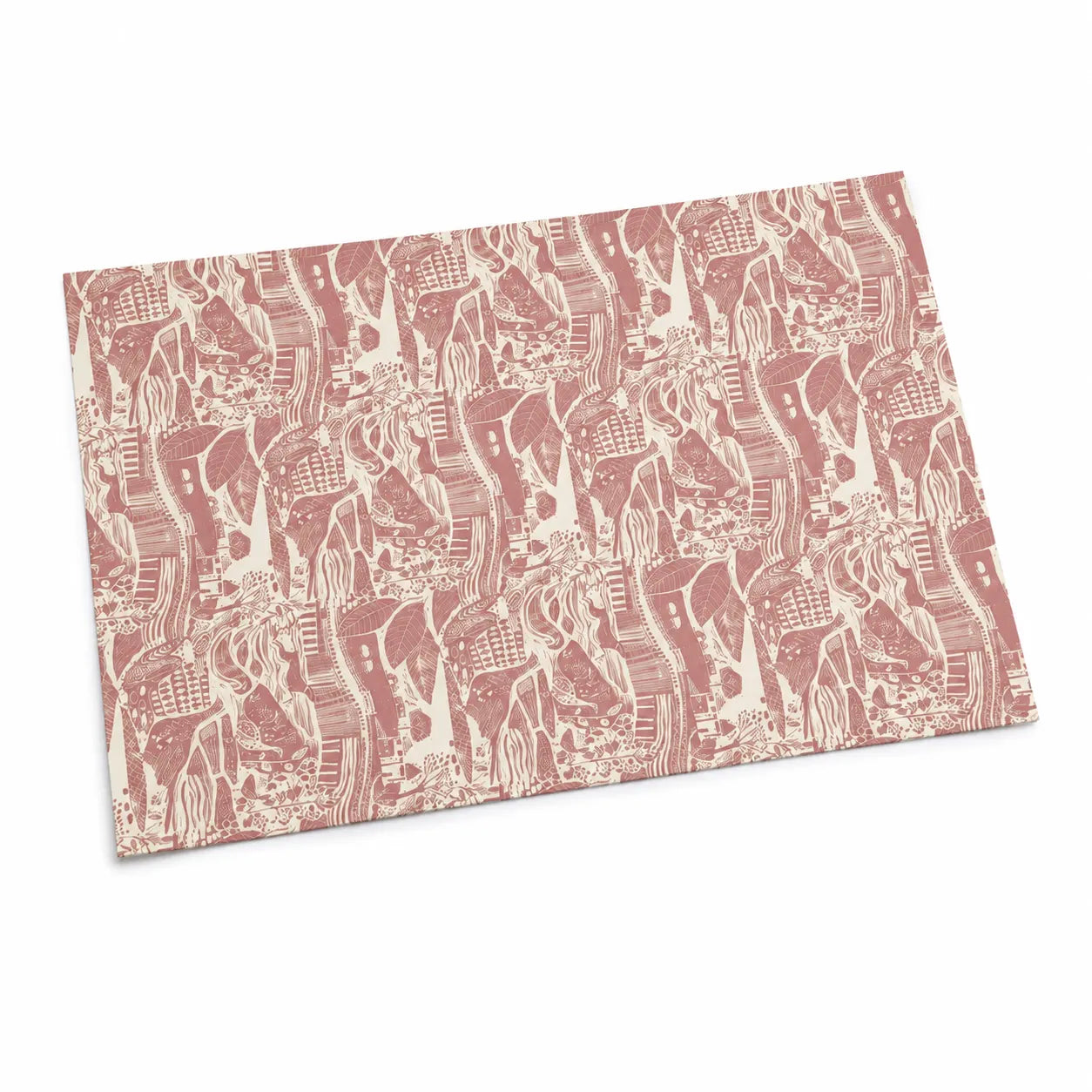 Sam Wilson Through The Fields Pink Gift Wrap - Studio