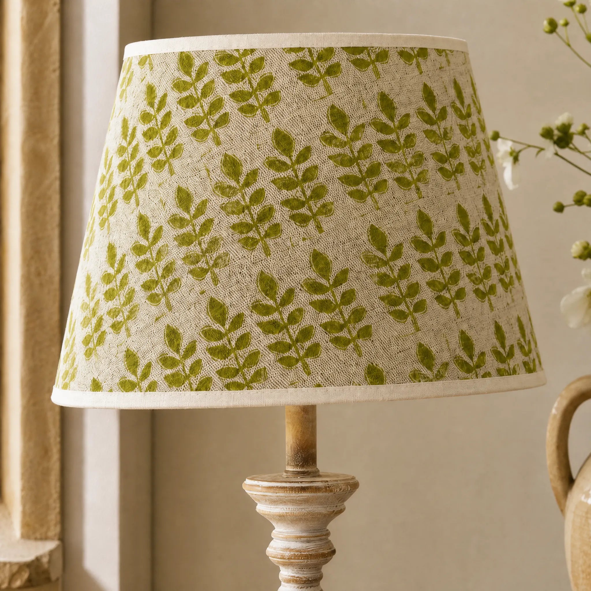 Green Leaf Lampshade