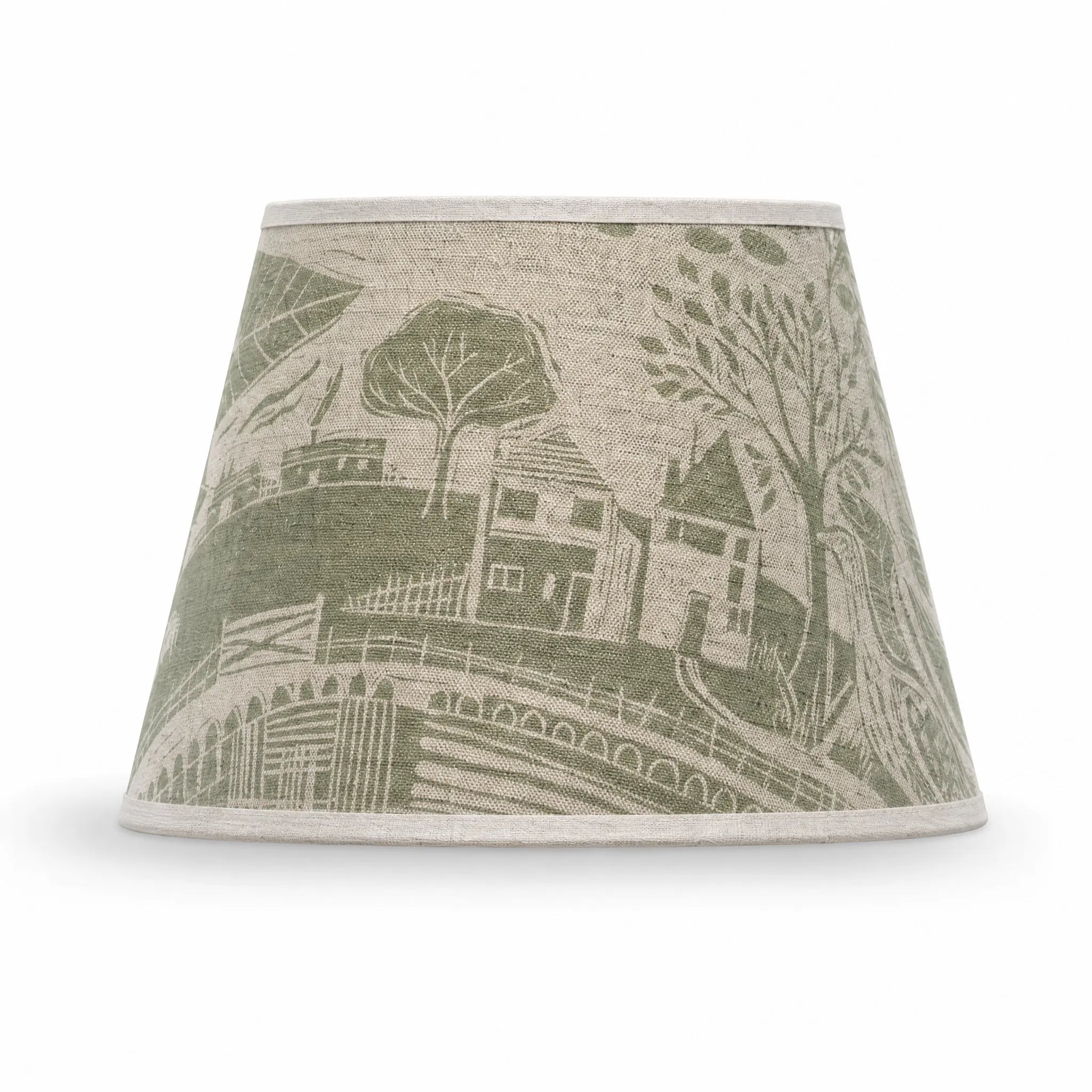 Through The Fields Sage - lampshade