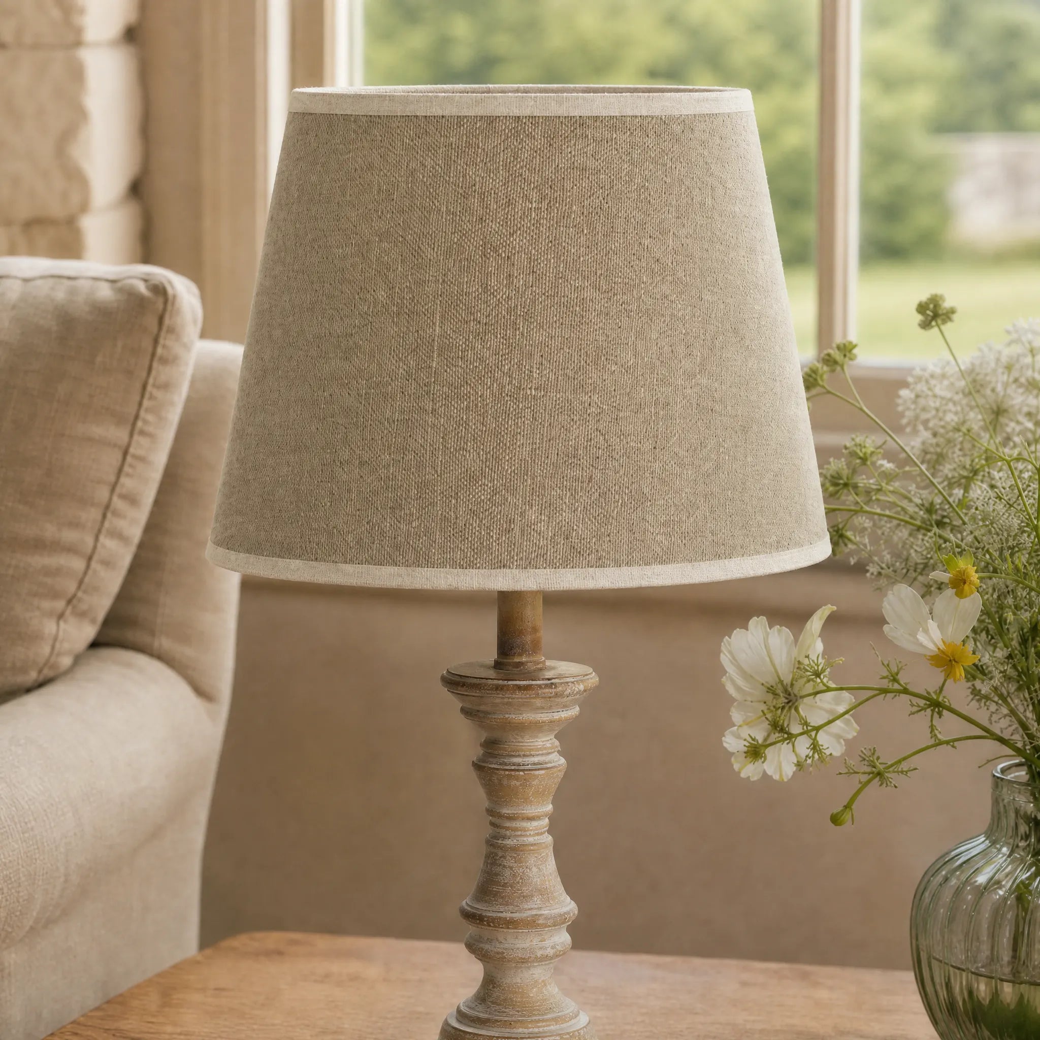 Natural Linen Lampshade