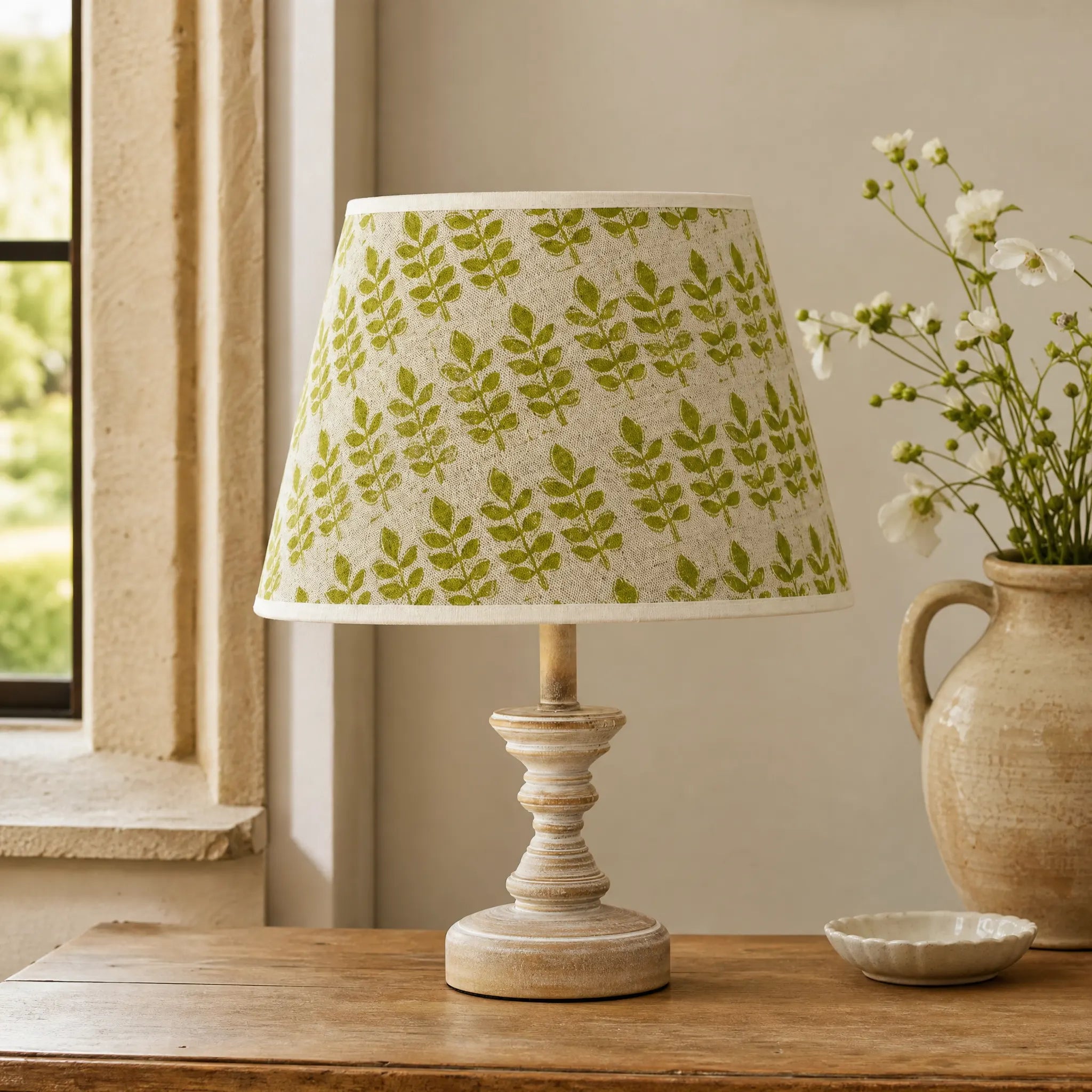 Green Leaf Lampshade