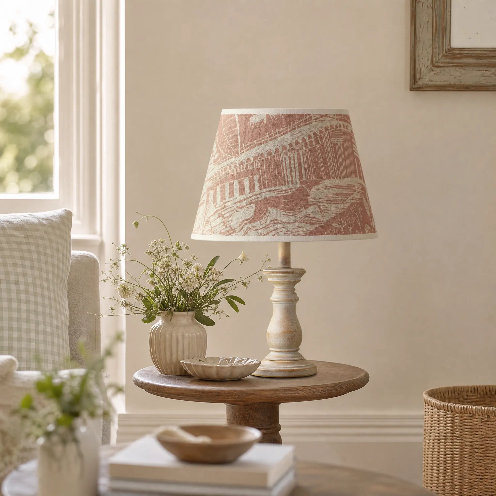 Pink Through The Fields Lampshade