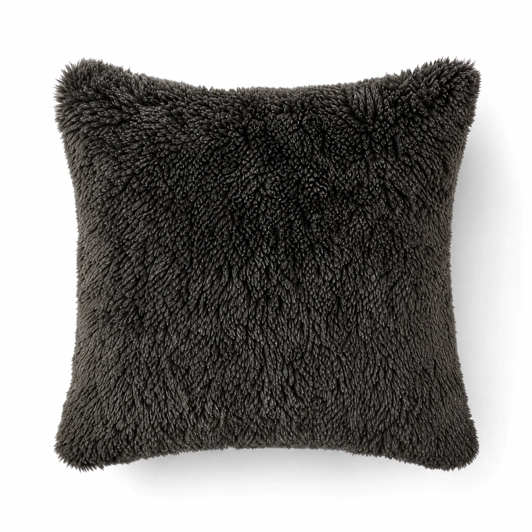 Curly Square Cushion - Cocoa