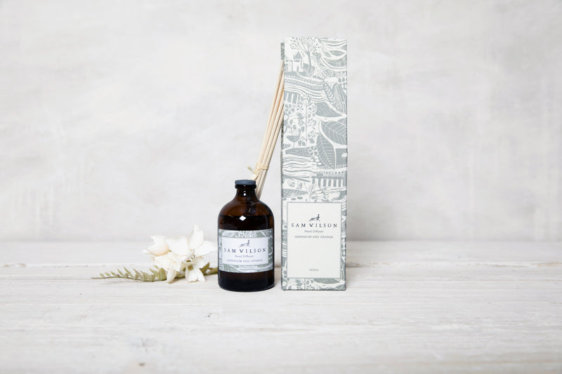 Sam Wilson Geranium and Orange Reed Diffuser