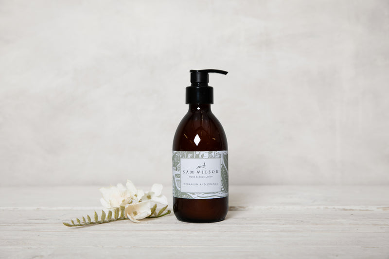 Sam Wilson Geranium and Orange Hand & Body Lotion