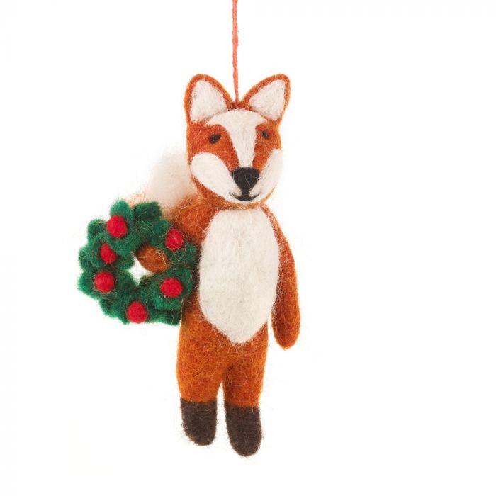 Handmade Felt Finley Fox- Decoration