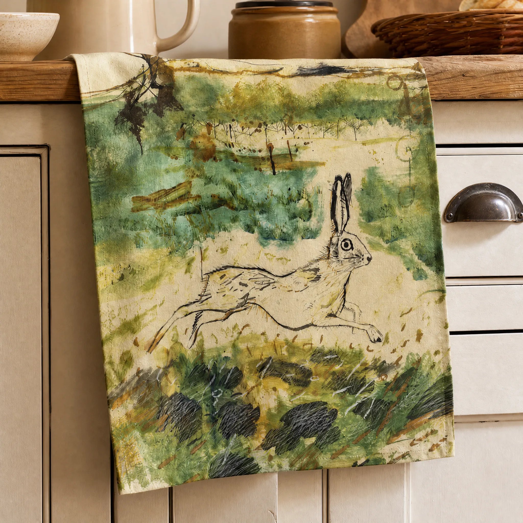 Sam Wilson Heathland Tea Towel