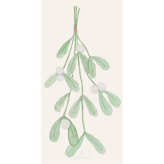 Mistletoe Christmas Wishes Napkin