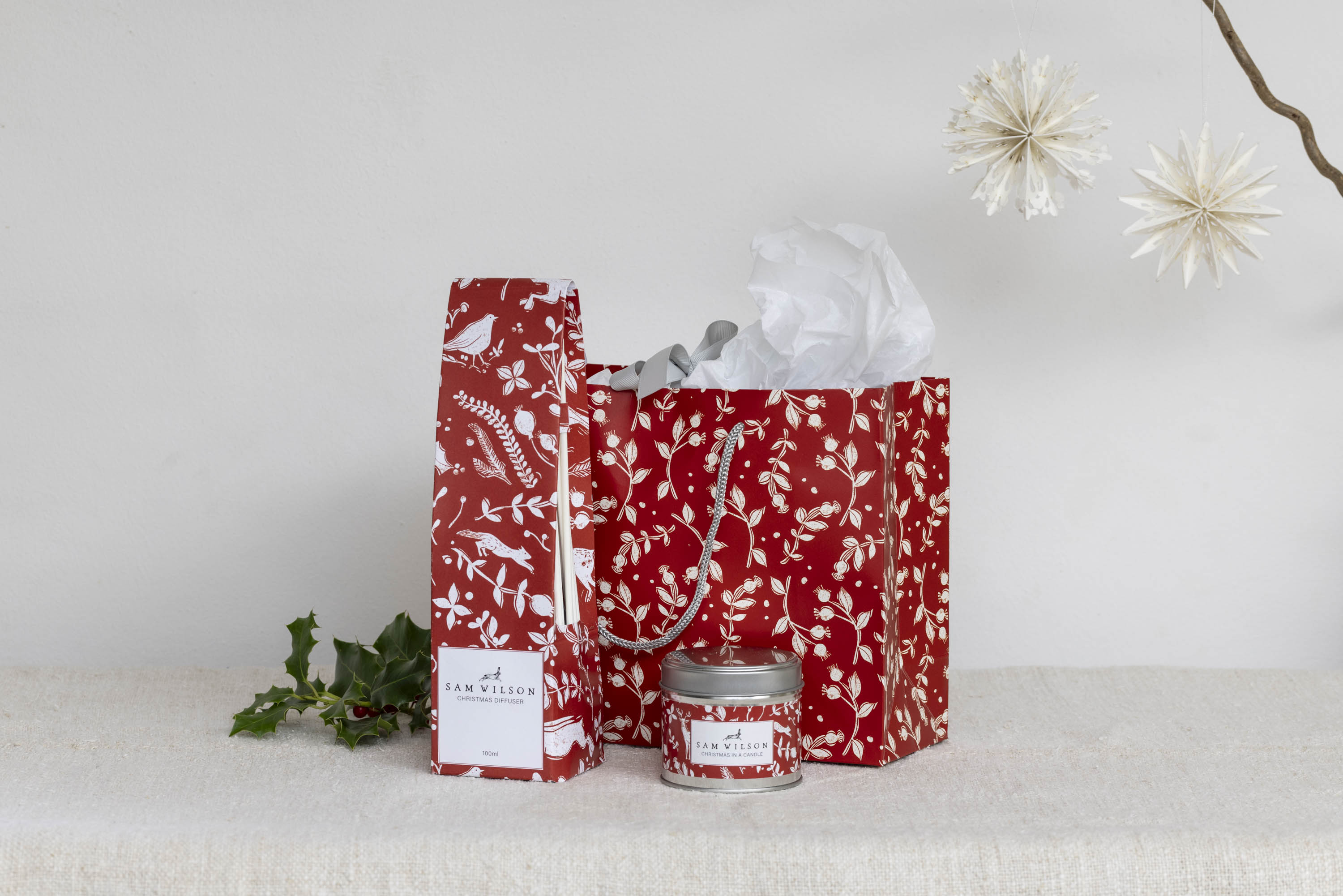 Christmas Diffuser and Candle Gift Set