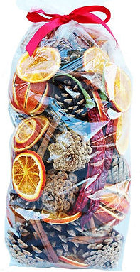 Red Cone, Orange & Cinnamon Bag