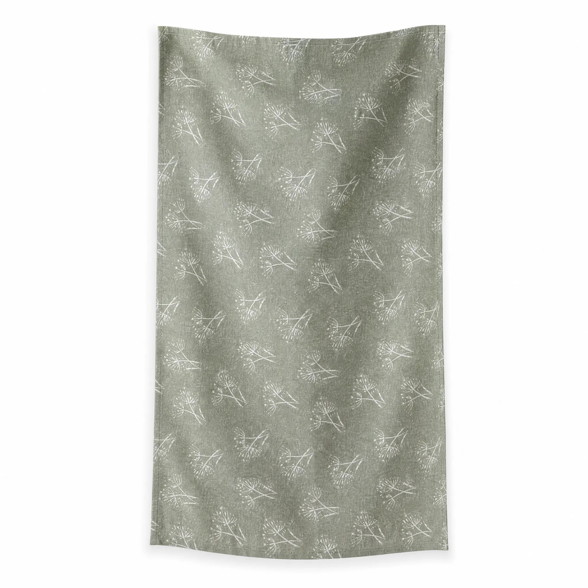 Sam Wilson Parsley Seed Grey Tea Towel