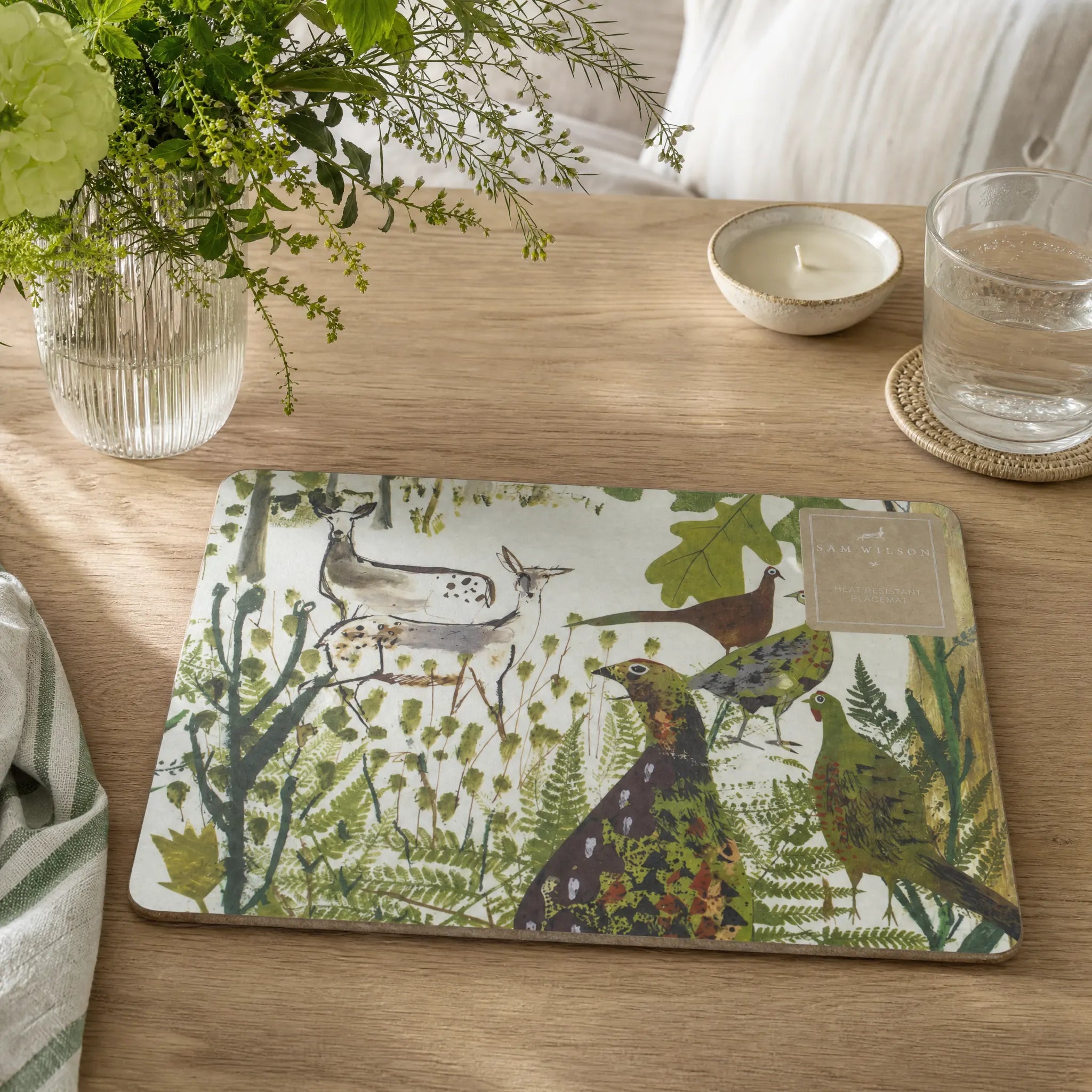Sam Wilson Pheasant and Deer Placemat