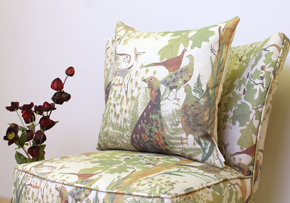 Sam Wilson Evenlode Chair - Pheasant and Deer