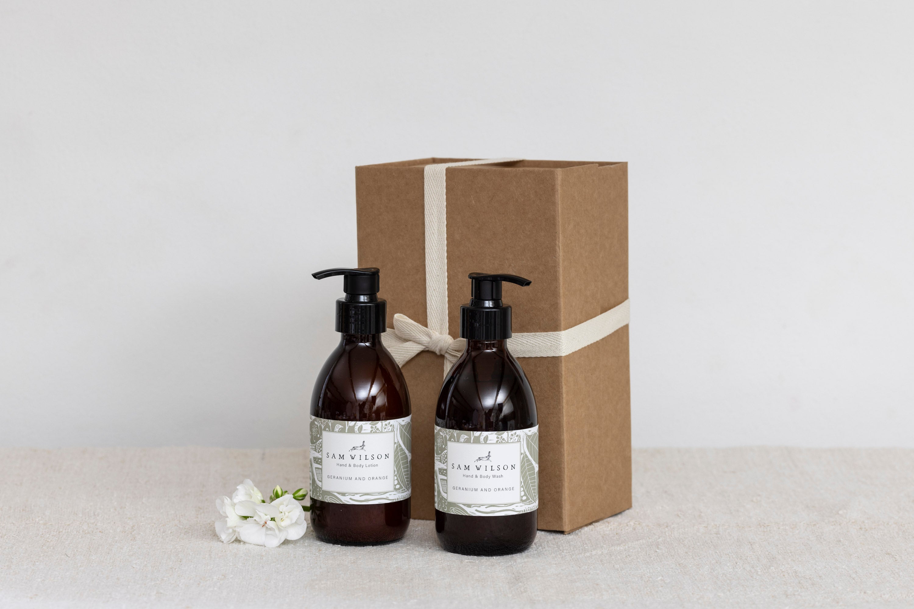 Sam Wilson Geranium and Orange Hand & Body Set