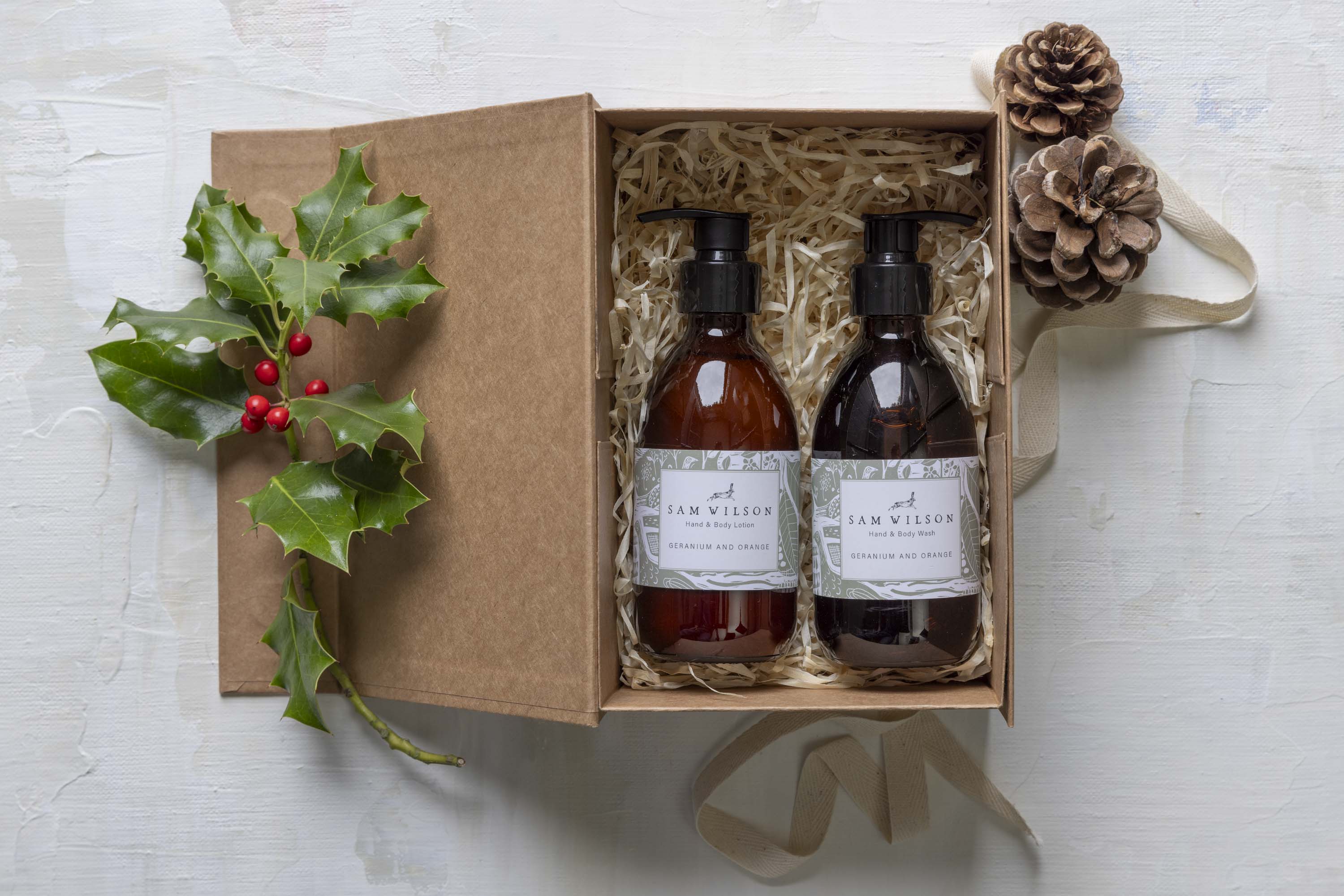 Sam Wilson Geranium and Orange Hand & Body Set