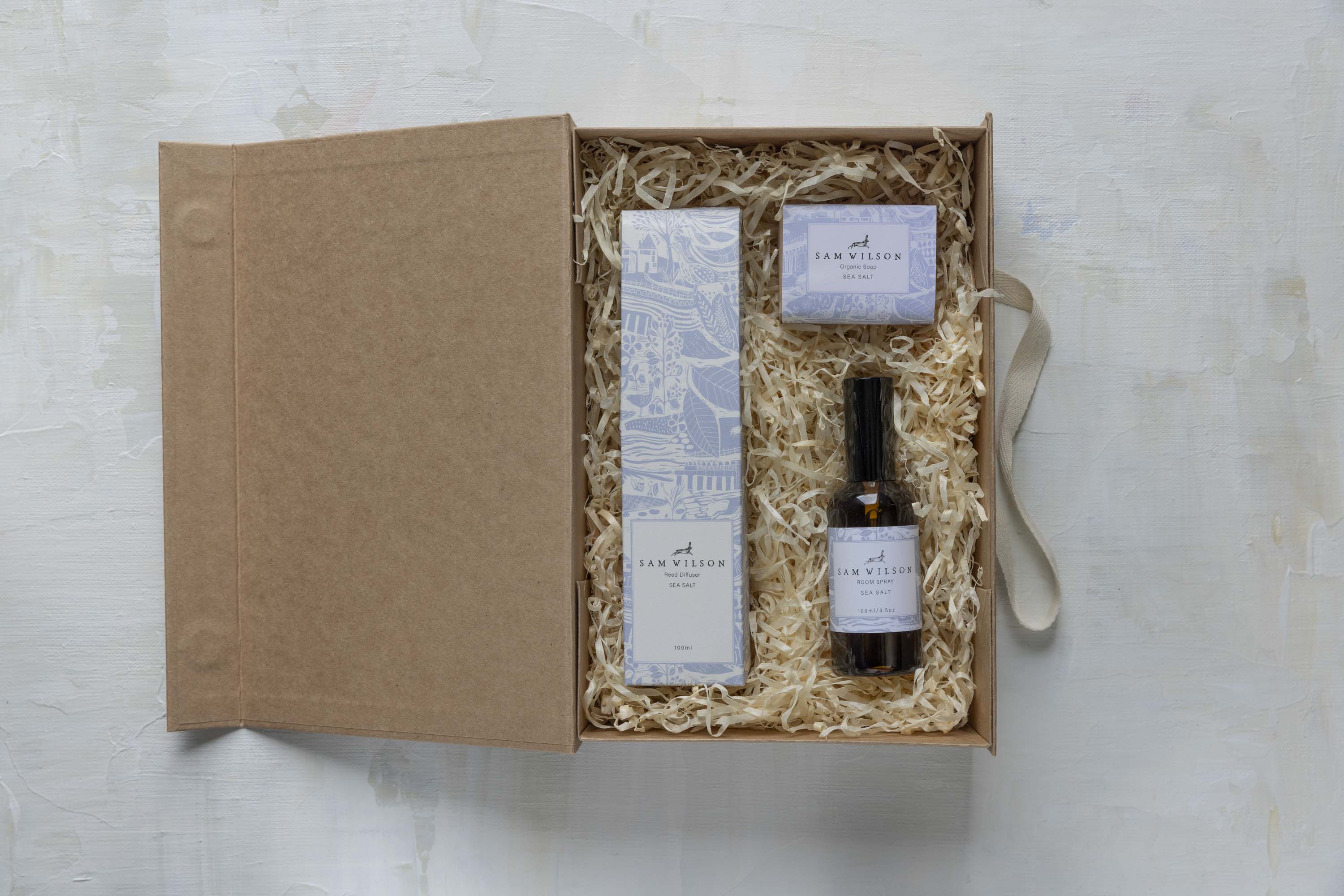 Sam Wilson Sea Salt Diffuser, Soap and Room Spray Gift Set