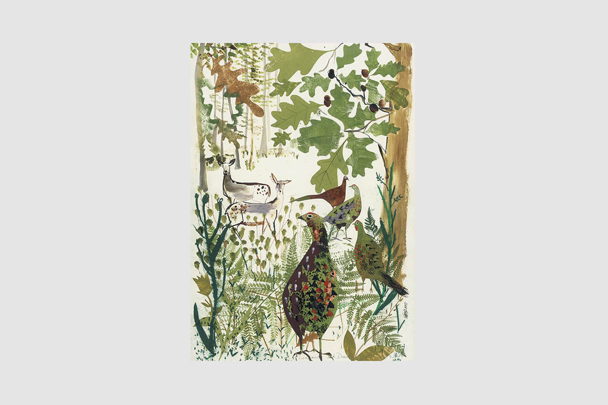 Sam Wilson Pheasant & Deer Print