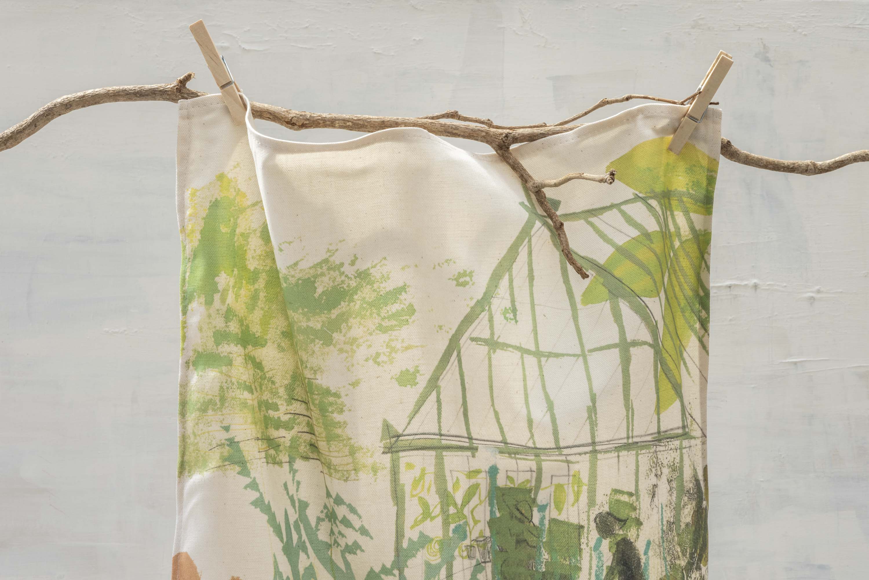 Sam Wilson Greenhouse Tea Towel