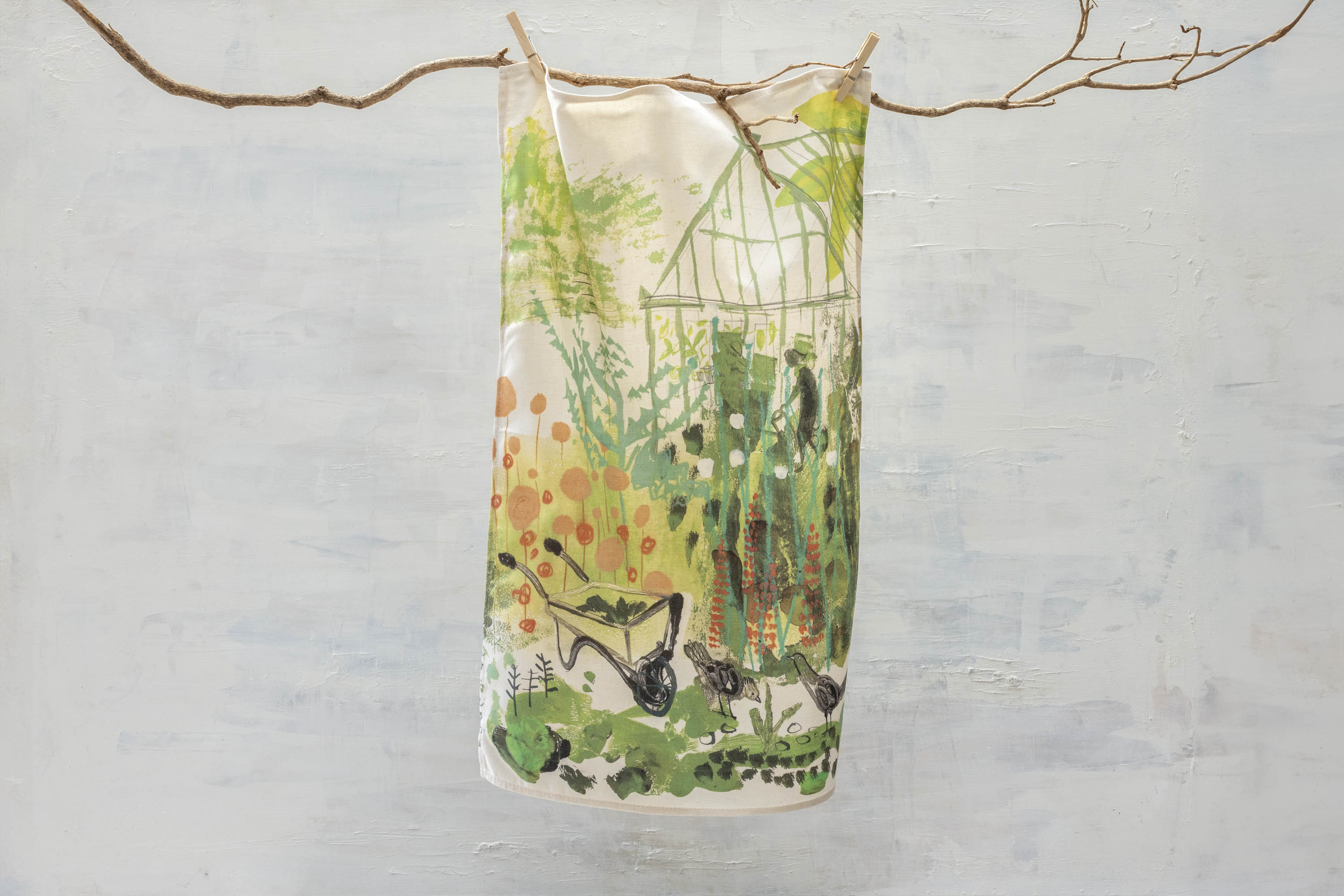 Sam Wilson Greenhouse Tea Towel
