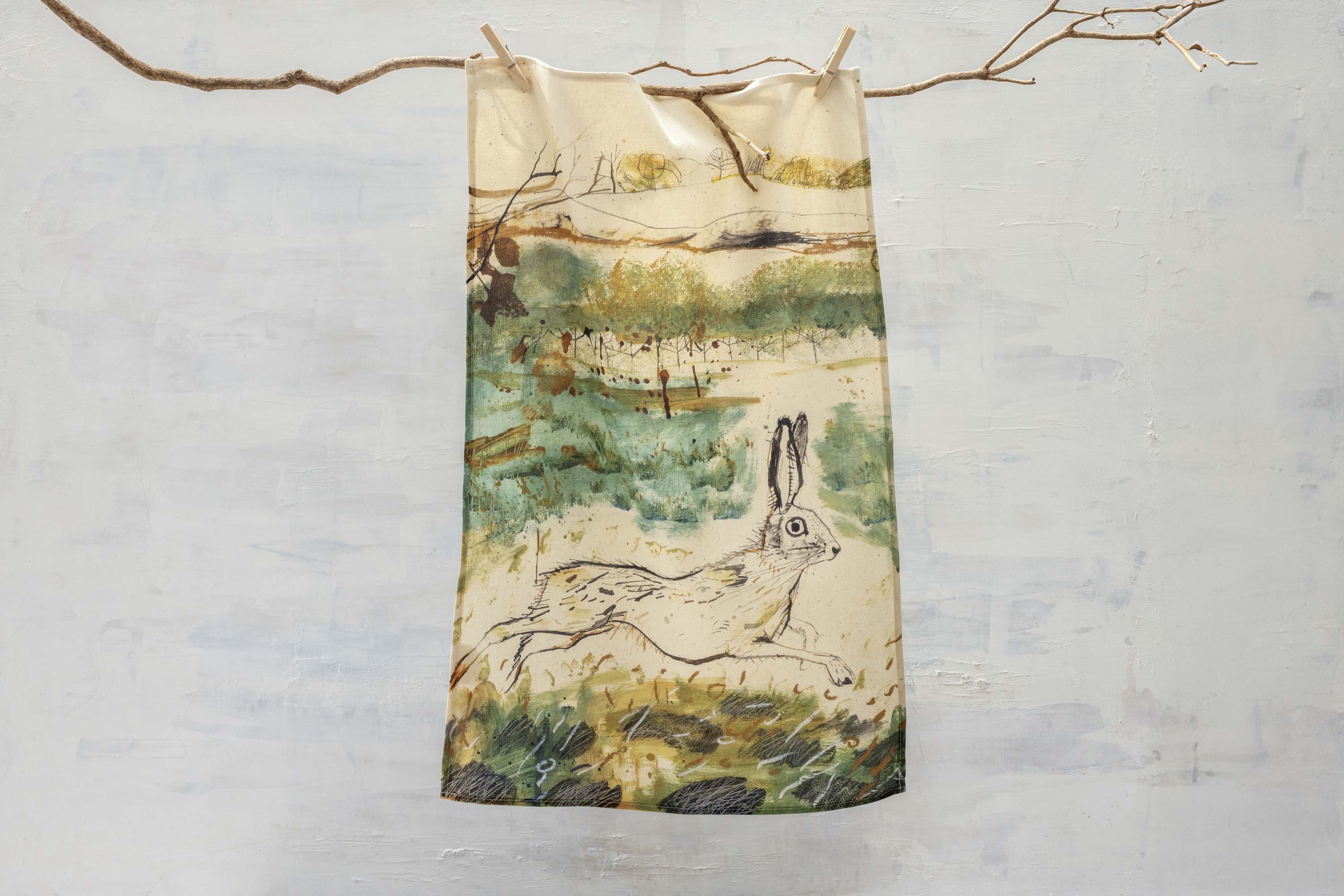 Sam Wilson Heathland Tea Towel