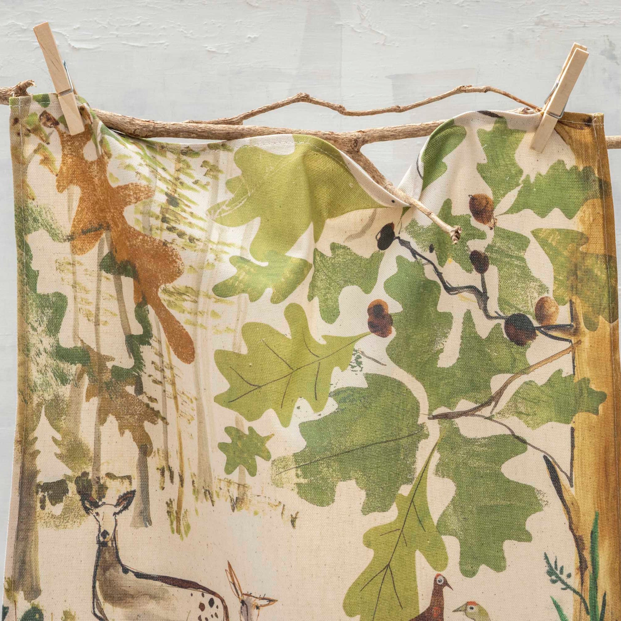 Sam Wilson Pheasant and Deer Tea Towel