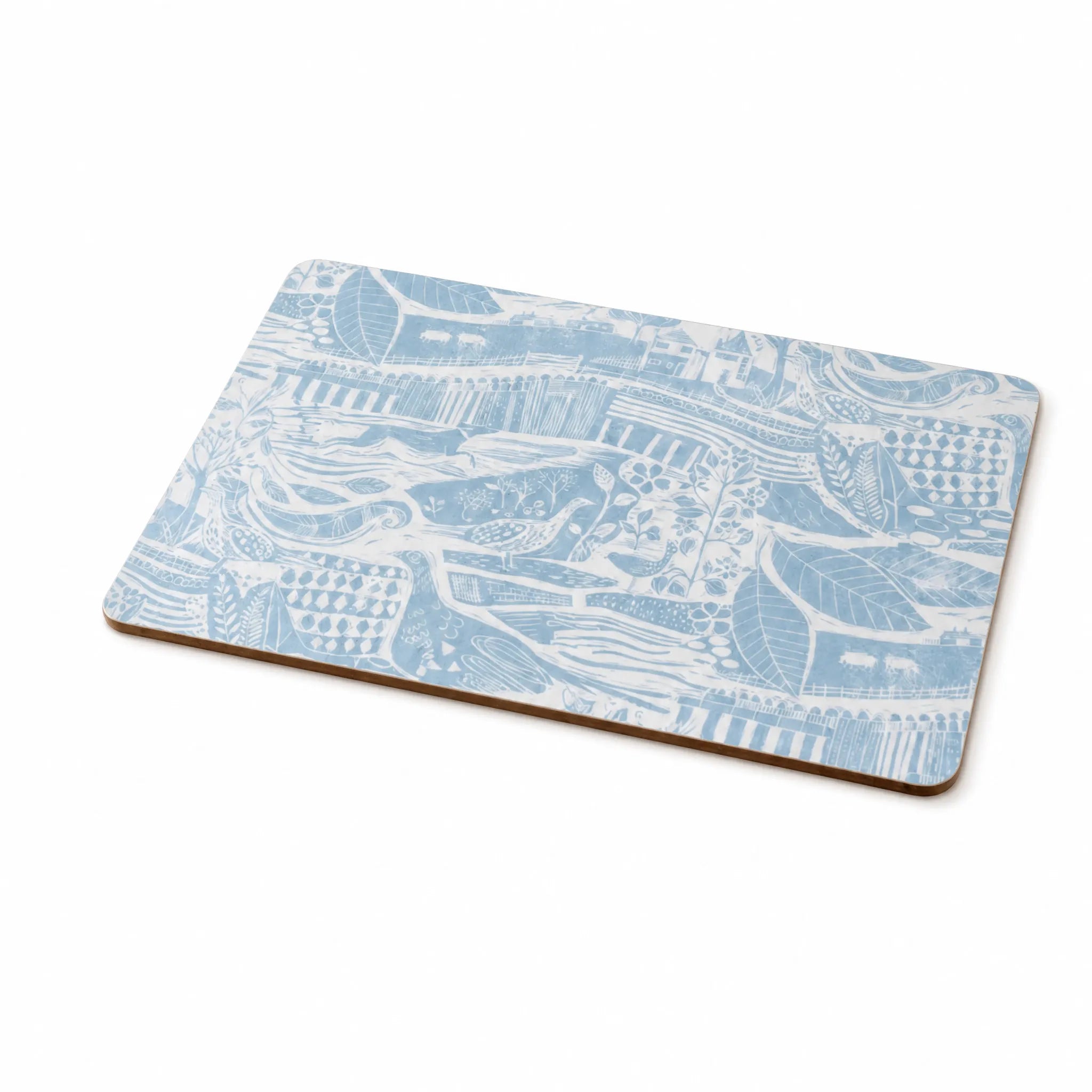 Sam Wilson Through The Fields Duck Egg Blue Placemat