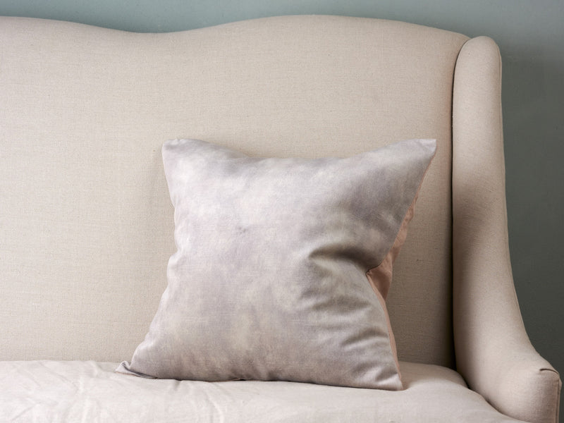 Sam Wilson Lovely Marble Velvet with Linen back Cushion