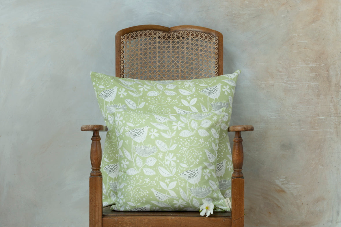 Sam Wilson Hedgerow Square Linen Cushion