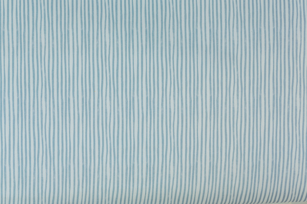 Sam Wilson Duck Egg Blue Stripe Gift Wrap