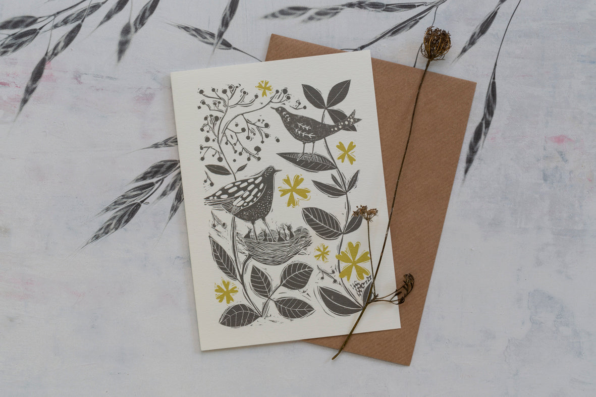 Sam Wilson Hedgerow Greetings Card