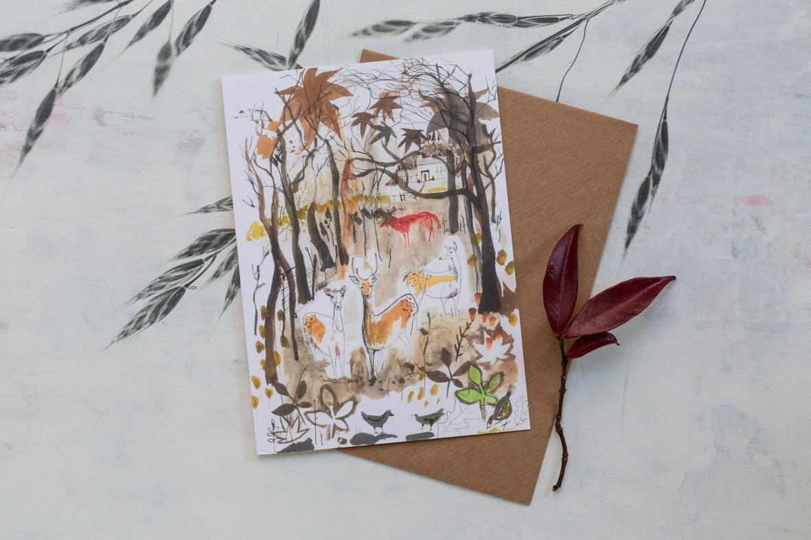 Sam Wilson The Copse Greetings Card