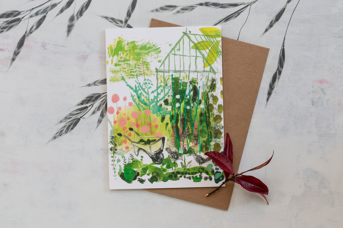 Sam Wilson The Greenhouse  Greetings Card