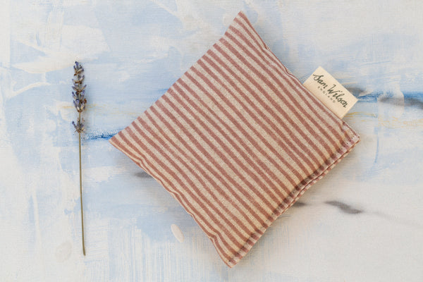Sam Wilson Pink Stripe Lavender Bag