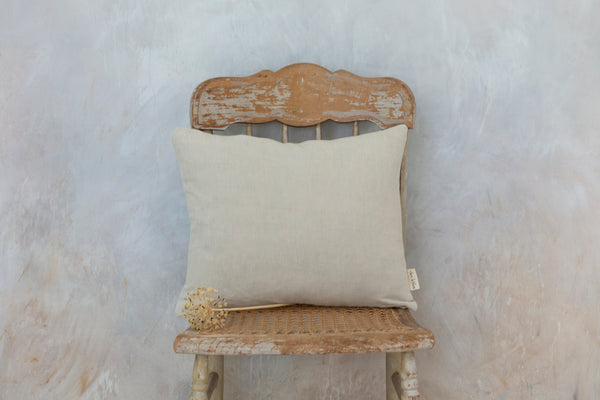 Sam Wilson Stucco Fine Linen Rectangle Cushion